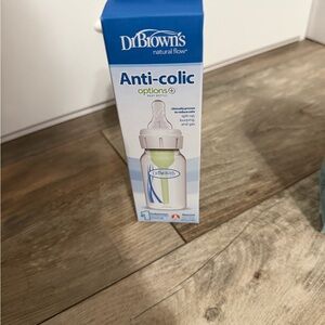Dr. Brown's Anti-Colic Options+ Baby Bottle in White and Blue